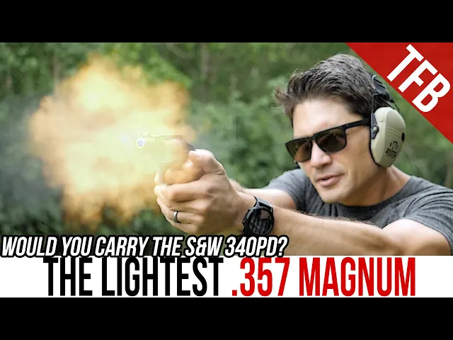 the lightest .357 magnum revolver ever made: smith & wesson 340pd review